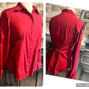duo Red Women's Laced Maternity Top